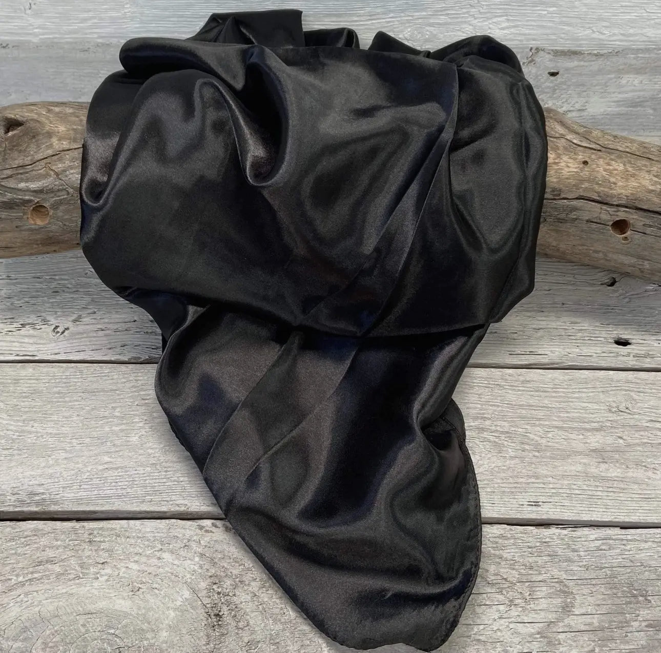 SOLID BLACK WILD RAG