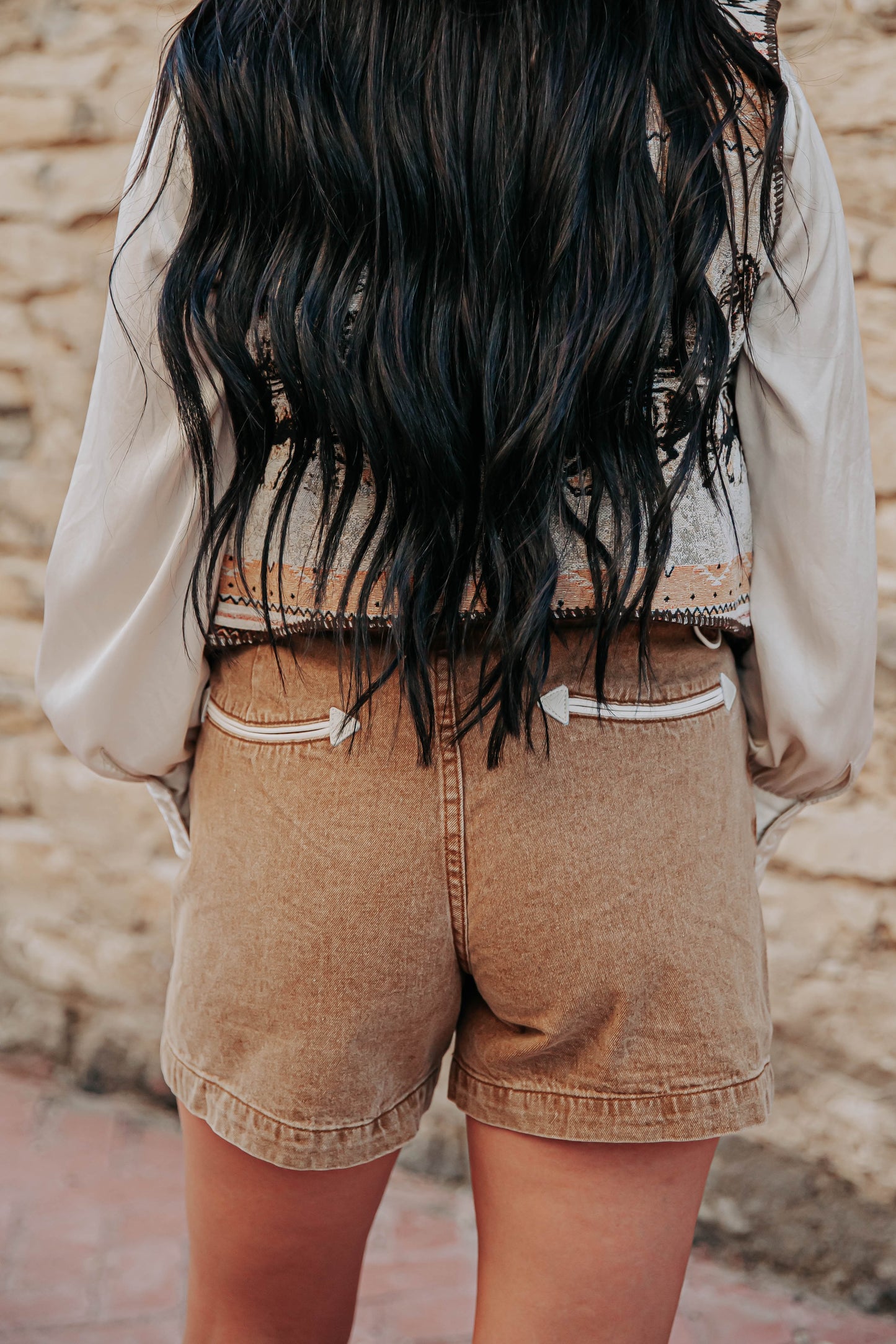 Western Tan shorts