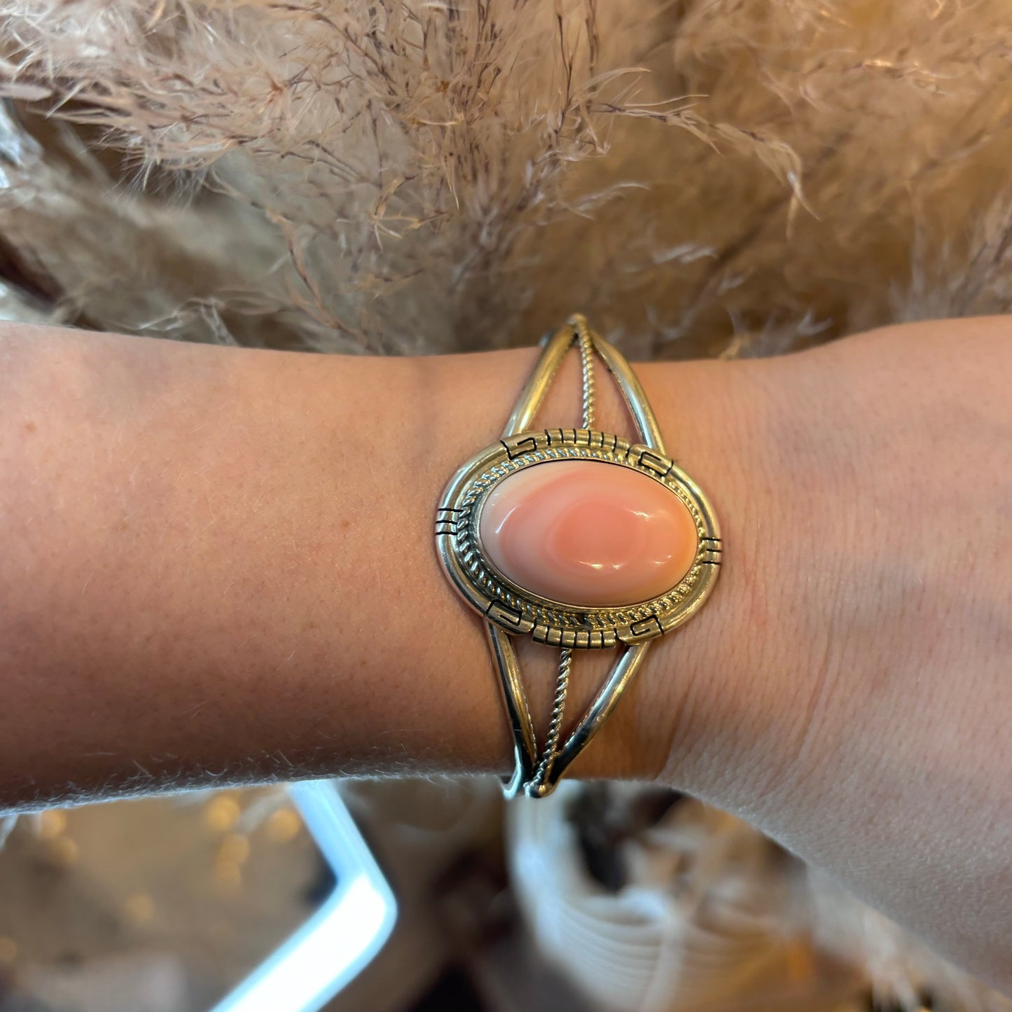 PINK CUFF BRACELT image 0